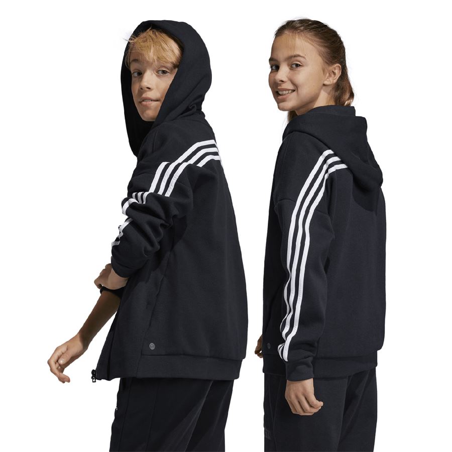 Felpa da bambino con cappuccio Adidas BOY 3STRIPES Junior Adidas | HR6317X